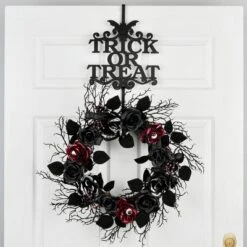 National Tree Company 19" Halloween “Trick Or Treat" Wreath Hanger -Home Decor Store GUEST 957292f5 c3d2 49a3 b232 b86c5d54eb03