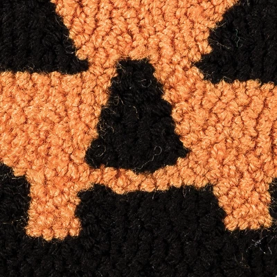 C&F Home 8" X 8" Jack-O-Lantern Petite Hooked Halloween Throw Pillow 3 C&F Home 8" X 8" Jack-O-Lantern Petite Hooked Halloween Throw Pillow