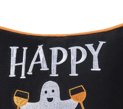 C&F Home 10" X 10" Happy Hallo-Wine Halloween Pillow 3 C&F Home 10" X 10" Happy Hallo-Wine Halloween Pillow