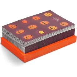 Pipilo Press 36-Pack Halloween Pumpkin Greeting Cards With Orange Envelopes And Stickers (4 X 6 In) -Home Decor Store GUEST 98572438 6e12 4790 8969 f61b47d7b6e5