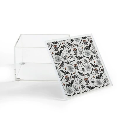 Heather Dutton Halloween XRay 4" X 4" Acrylic Box - Deny Designs 2 Heather Dutton Halloween XRay 4" X 4" Acrylic Box - Deny Designs