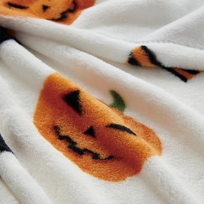 Kate Aurora Oversized Halloween Witchy Business & Jack O'Lanterns Ultra Soft & Plush Fleece Accent Throw Blanket - 50 In. X 70 In. 3 Kate Aurora Oversized Halloween Witchy Business & Jack O'Lanterns Ultra Soft & Plush Fleece Accent Throw Blanket - 50 In. X 70 In.