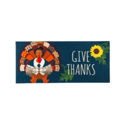 Evergreen Indoor Outdoor Doormat Bundle Set Of 5 - Frame And 4 Welcome Seasonal Inserts Santa Ho Ho Ho Halloween Thanksgiving -Home Decor Store GUEST 9ebd07aa efef 4965 8eac ba66c2034a80