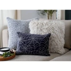 13"x18" Spiderweb All Over Halloween Lumbar Throw Pillow Black - Lush Décor 7 13"x18" Spiderweb All Over Halloween Lumbar Throw Pillow Black - Lush Décor -Home Decor Store GUEST 9f3293f6 434f 4109 b21f 70fc8e8e027a