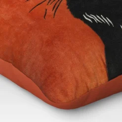 Fierce Cat Applique Cotton Velvet Square Halloween Throw Pillow - Threshold™ 9 Fierce Cat Applique Cotton Velvet Square Halloween Throw Pillow - Threshold™ -Home Decor Store GUEST a42b8619 8be8 49c8 b26e d8937eea5670