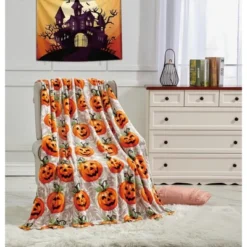 Super Spooky And Comfy Microplush Halloween Throws (50" X 60") -Home Decor Store GUEST a8eeac6e 1200 49d6 87c8 42fe33f394ba