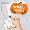 Big Dot Of Happiness Fall Pumpkin - Shaped Fill-In Invitations - Halloween Or Thanksgiving Party Invitation Cards With Envelopes - Set Of 12 -Home Decor Store GUEST abce1c22 46f7 42e5 af75 efb648ab0102
