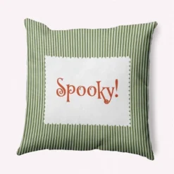 16"x16" Halloween Spooky Ticking Square Throw Pillow - E By Design 16 16"x16" Halloween Spooky Ticking Square Throw Pillow - E By Design -Home Decor Store GUEST ad71bf27 3345 45e0 9f60 171384b0aa7e