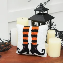 C&F Home 8" X 8" Witch Shoes Halloween Hooked Throw Pillow -Home Decor Store GUEST ad901a6a b0da 4231 b1f0 39ce22e7b056