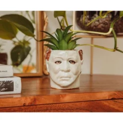 Silver Buffalo Halloween Michael Myers 3-Inch Ceramic Mini Planter With Artificial Succulent -Home Decor Store GUEST b1af693a 4ac7 46e9 b5bc 531be4b3e89a