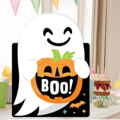 Big Dot Of Happiness You've Been Booed - Ghost Halloween Giant Greeting Card - Big Shaped Jumborific Card - 16.5 X 22 Inches