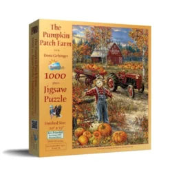 Sunsout The Pumpkin Patch Farm 1000 Pc Halloween Jigsaw Puzzle 57144