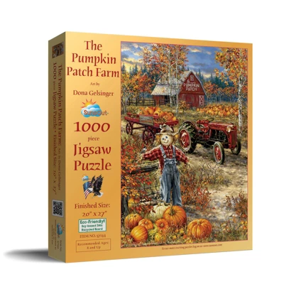 Sunsout The Pumpkin Patch Farm 1000 Pc Halloween Jigsaw Puzzle 57144 3 Sunsout The Pumpkin Patch Farm 1000 Pc Halloween Jigsaw Puzzle 57144
