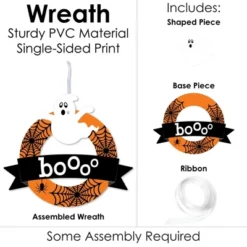 Big Dot Of Happiness Spooky Ghost - Outdoor Halloween Party Decor - Front Door Wreath -Home Decor Store GUEST b6e19cc0 2e59 4788 841c 65b84e86abad