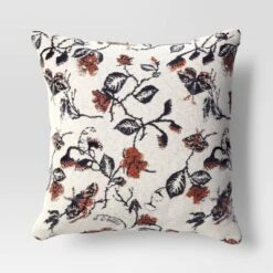 Halloween Botanical Woven Cotton Square Halloween Throw Pillow - Threshold™ -Home Decor Store GUEST be04e6a6 d434 47e5 b52d 33da947da4b0