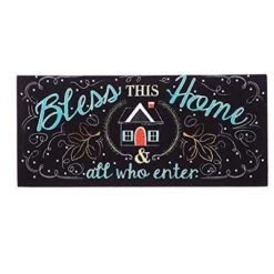 Evergreen Indoor Outdoor Doormat Bundle Set Of 5 - Frame And 4 Welcome Seasonal Inserts Halloween Christmas Thanksgiving Bless This Home -Home Decor Store GUEST c4aedcd1 19c7 4c56 b1b8 8f6ab6ea316a