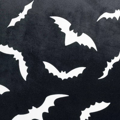18"x18" Swarm Of Bats Halloween Square Throw Pillow Black - Lush Décor 3 18"x18" Swarm Of Bats Halloween Square Throw Pillow Black - Lush Décor