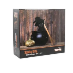 Toynk Spooky Kitty Halloween Black Cat 1000 Piece Jigsaw Puzzle