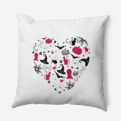 16"x16" Halloween Heart Square Throw Pillow - E By Design -Home Decor Store GUEST cea41b2c 1a29 4f22 bb1f 7bb756458b5f