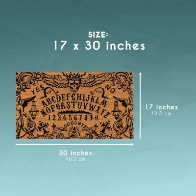 Juvale Halloween Ouija Board Coir Door Mat Welcome Doormat Indoor Outdoor Nonslip Front Rugs 30 X 17 6 Juvale Halloween Ouija Board Coir Door Mat Welcome Doormat Indoor Outdoor Nonslip Front Rugs 30 X 17 - Image 4