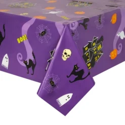 Juvale 3 Pack Halloween Tablecloth For Party Decoration, Washable Plastic Table Cover For Decor , Purple, 54 X 108 In 9 Juvale 3 Pack Halloween Tablecloth For Party Decoration, Washable Plastic Table Cover For Decor , Purple, 54 X 108 In -Home Decor Store GUEST d259826d acfe 4889 9d61 e64ecd45f826
