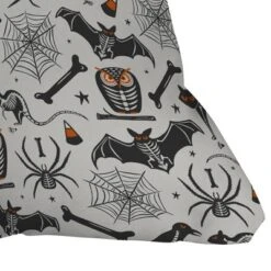 Heather Dutton Halloween X-Ray Square Throw Pillow White/Black - Deny Designs -Home Decor Store GUEST dd833616 f493 4abf 994a 6ec02d1e714d