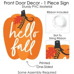 Big Dot Of Happiness Fall Pumpkin - Hanging Porch Halloween Or Thanksgiving Party Outdoor Decorations - Front Door Decor - 1 Piece Sign 11 Big Dot Of Happiness Fall Pumpkin - Hanging Porch Halloween Or Thanksgiving Party Outdoor Decorations - Front Door Decor - 1 Piece Sign -Home Decor Store GUEST df8b243b b396 4ecd b966 621c1724db4e