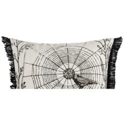 C&F Home 18" X 18" Jol Boo Spider Web Halloween Printed Throw Pillow