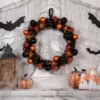 Northlight Orange Spiders And Ornaments Halloween Wreath, 18-Inch, Unlit -Home Decor Store GUEST e86625e0 cf4e 4862 8727 7fbbea2c3020