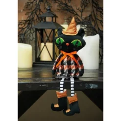 Gallerie II Cat Halloween Dangle Leg Shelf Sitter Figure Decor 7 Gallerie II Cat Halloween Dangle Leg Shelf Sitter Figure Decor -Home Decor Store GUEST e9e0df5c 7746 4720 9a01 f4215895cb46