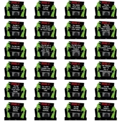 Big Dot Of Happiness Drink If Game - Zombie Zone - Halloween Or Birthday Zombie Crawl Party Game - 24 Count