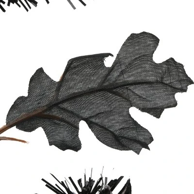 National Tree Company 24" Halloween Wreath With Ball Ornaments 6 National Tree Company 24" Halloween Wreath With Ball Ornaments - Image 4