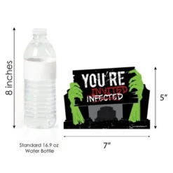 Big Dot Of Happiness Zombie Zone - Shaped Fill-in Invitations - Halloween Or Birthday Zombie Crawl Party Invitation Cards With Envelopes - Set Of 12 -Home Decor Store GUEST fd2ef52b cbc3 4940 878b 17a49fd50a81